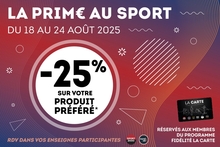 La prime au sport